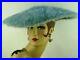 VINTAGE-1950s-FRENCH-NEW-LOOK-HAT-PALE-TEAL-BLUE-WIDE-BRIM-PICTURE-HAT-PLATTER-01-nqjz