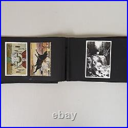 VTG Black & White Photographs Album Collection + Postcards 1936 Travelog Wyoming