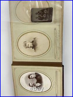 VTG Photo Album With Some Pictures 1800's. Victorian Antique Found As Is