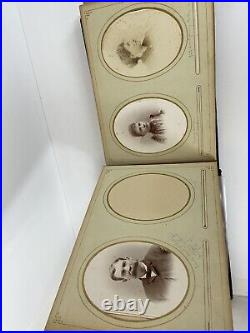 VTG Photo Album With Some Pictures 1800's. Victorian Antique Found As Is