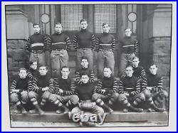 Vintage 1912 Steelton HS Football Team Photograph Antique Steelton, PA. Framed