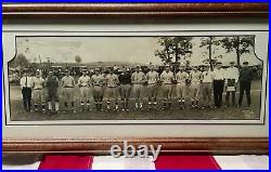 Vintage 1922 Felton AA Baseball Team Panoramic Photograph Antique Framed York, PA