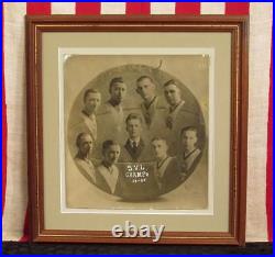 Vintage 1924 S. V. L. Champs High School Basketball Team Photograph Antique PA