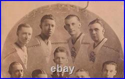 Vintage 1924 S. V. L. Champs High School Basketball Team Photograph Antique PA