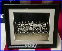 Vintage 1930s Hershey Bears Hockey Team Group Photograph 8x10 Framed Antique