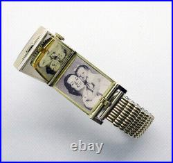 Vintage 1950 Bulova 17j Men's Flip-Top Photo Watch (New Old Stock) Box/Tags
