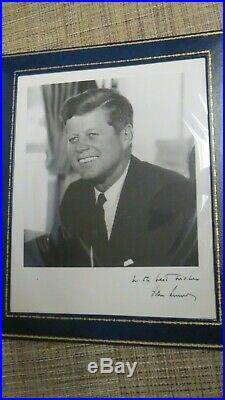 Vintage 1963 President John F. Kennedy Photo Signed