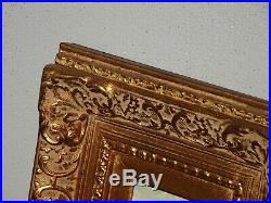 Vintage 20x18 French Provincial Ornately Carved Gold Picture Frame