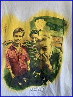 Vintage 90s Original Green Day Dookie-era T-shirt Band Photo Rare! Sz XL 1995