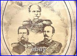 Vintage Antique 19C Germany Prussia King Wilhelm/William Photographic Portrait