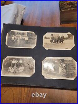 Vintage Antique Black & White Over 140 Press Photos Album