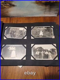 Vintage Antique Black & White Over 140 Press Photos Album