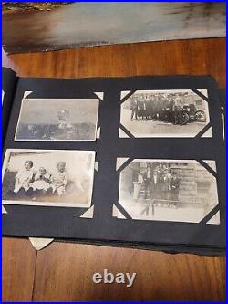 Vintage Antique Black & White Over 140 Press Photos Album