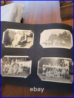 Vintage Antique Black & White Over 140 Press Photos Album