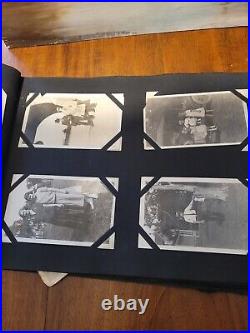 Vintage Antique Black & White Over 140 Press Photos Album