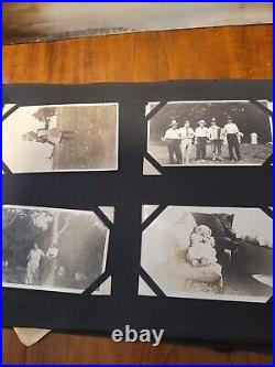 Vintage Antique Black & White Over 140 Press Photos Album