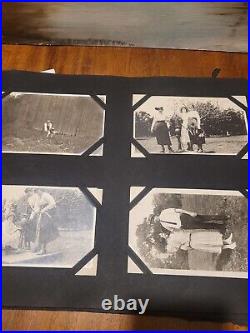 Vintage Antique Black & White Over 140 Press Photos Album