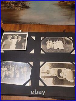 Vintage Antique Black & White Over 140 Press Photos Album