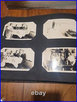 Vintage Antique Black & White Over 140 Press Photos Album