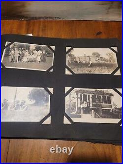 Vintage Antique Black & White Over 140 Press Photos Album