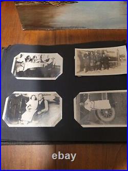 Vintage Antique Black & White Over 140 Press Photos Album