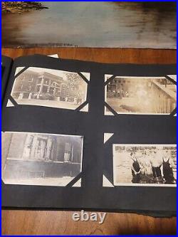 Vintage Antique Black & White Over 140 Press Photos Album