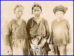 Vintage Antique Burmese Traditional Dress Artistic Woven Basket Burma Photo