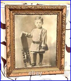 Vintage Antique Child Russian Army Military Coat Uniform Large Image Photograph