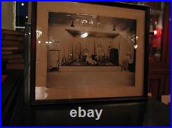 Vintage Antique Early 20th Century Photograph of TV or Commercial Set