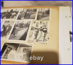 Vintage Antique Family Photograph Album 1900s 50s Marriage Certificate Patton