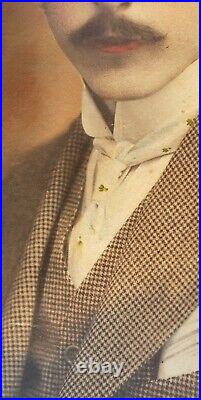 Vintage Antique Gq Dude Man Edwardian Mens Fashion Anonymous Vernacular Photo IL