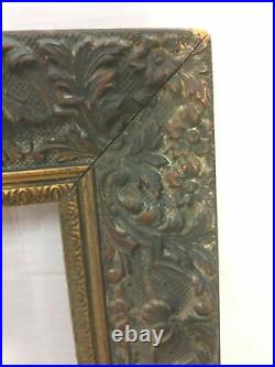 Vintage Antique Ornate Victorian Picture Frame, Gold Gilt Gesso Wood Fits 24x30