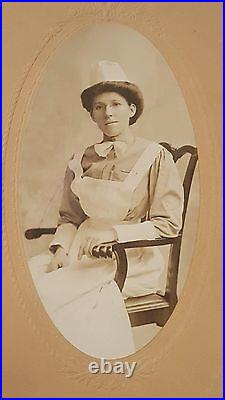 Vintage Antique Photograph of Nurse Philadelphia, Pennsylvania Occupational