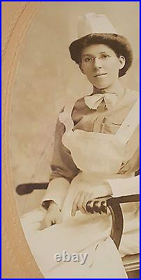 Vintage Antique Photograph of Nurse Philadelphia, Pennsylvania Occupational