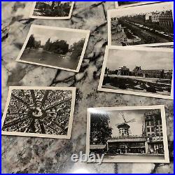 Vintage Antique Photos De Paris Black And White Paris France Photo Lot