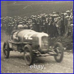 Vintage Antique Racing Car Automobile Photo Photograph Tag AL22E3