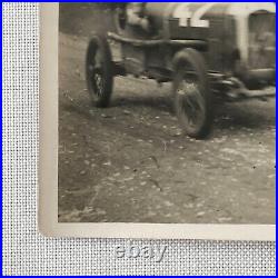 Vintage Antique Racing Car Automobile Photo Photograph Tag AL22E3