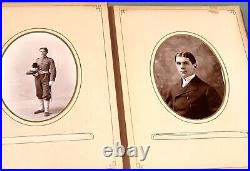 Vintage Antique Victorian Boy Girl Military Uniform Photographs Photo Album Old