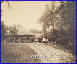 Vintage Antique c. 1910 Photo New Braunfels, Texas Gazebo Pavilion Restaurant