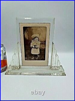 Vintage Art Deco Lucite Early Plastic Picture Frame