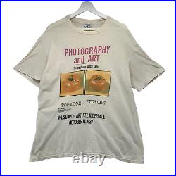 Vintage Bart Parker Tomatoe Picture 1987 Art Photography Museum Tshirt Sz XL