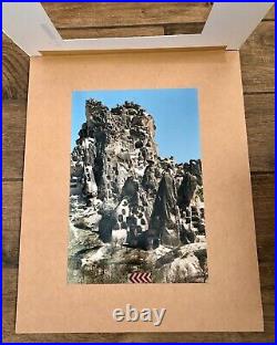 Vintage Bela Kalman Signed Photo Print Cliff Dwellings Cappadocia Turkey 1992