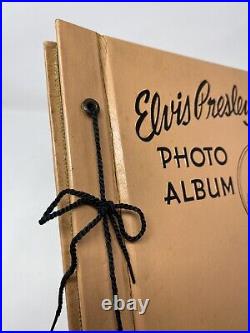 Vintage Early ELVIS PRESLEY Photo Album Book Antique 1950s Antique Scrapbook 50s