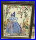 Vintage-Hand-Embroidered-Picture-Of-Beautiful-Embroidered-Crinoline-Lady-framed-01-ng
