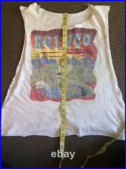 Vintage Oingo Boingo Alive 1989 Distressed Rare Album T shirt