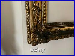 Vintage Ornate Gold Gilded Picture Frame, Mirror Frame, Portrait, Painting Frame