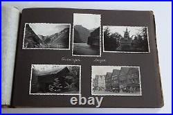 Vintage Photo Album 1930-40s World Tour Cities Towns Culture Scenery 150 BW Pic