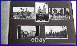 Vintage Photo Album 1930-40s World Tour Cities Towns Culture Scenery 150 BW Pic