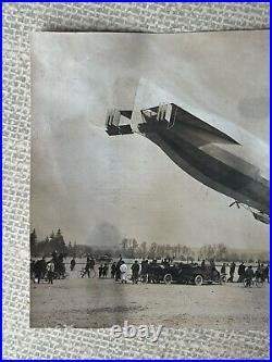 Vintage Photograph / Airship / Press