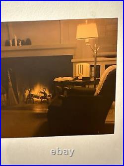 Vintage Photograph By Maurice Bejach Fireside Interior Circa 1930